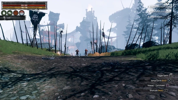 The Ashen Core - Main Entrance.