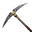 Icon hardened steel pickaxe