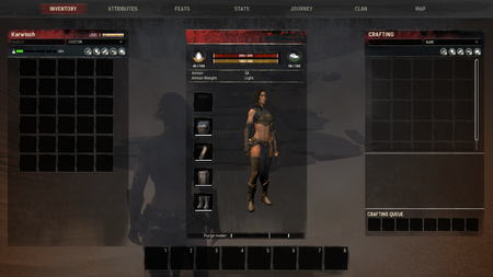 Character Screen