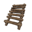 Simple wood stairs
