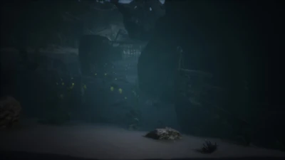 Brimstone Stalagmites and a wreck.