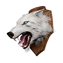 Icon trophy wolf white