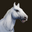 Icon horse white