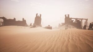 Biomes Desert Scene