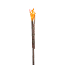 Icon torch standing