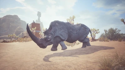 犀牛角山脊附近的犀牛王。