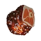 Icon salted exotic meat