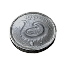 Icon silver coin