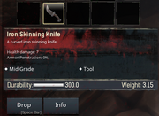 Ironskinningknifes