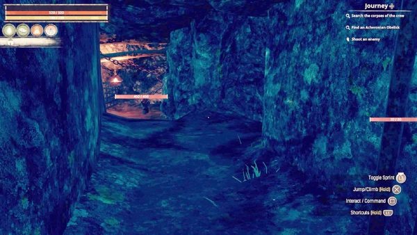 The Ashen Core - Inside the hole.