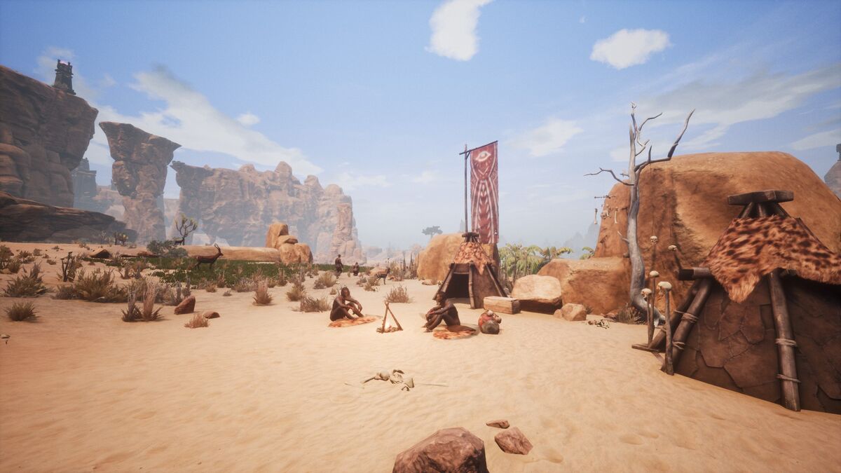 Conan Exiles лагерь ДАРФАРИ