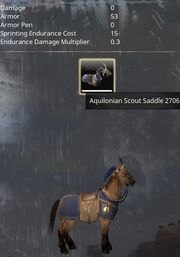 Aquilonian Scout Saddle