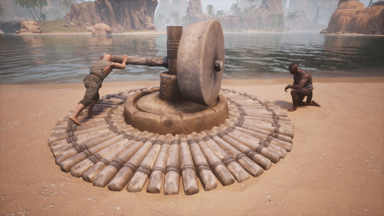 Conan exiles колесо боли. Как сделать золотую пыль в Conan Exiles.