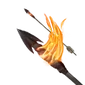 Icon fire arrow