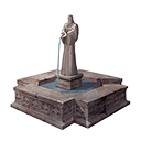 Icon mitra fountain statue