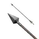 Icon hardened steel arrow