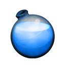 Icon dying vial fullblue dye