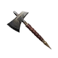 Icon hardened steel throwing axe