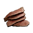 Icon cooked perfect cut of meat