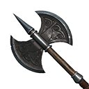 Icon cimmerian battleaxe