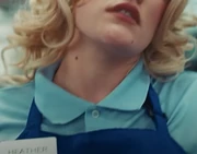 The cashier named "Heather" in Never Ending Song.
