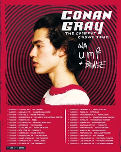 Comfort Crowd Tour | Conan Gray Wiki | Fandom
