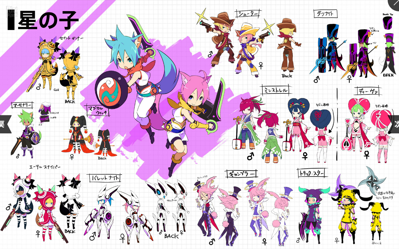 First Conception II Star Children Classes Revealed, Detailed