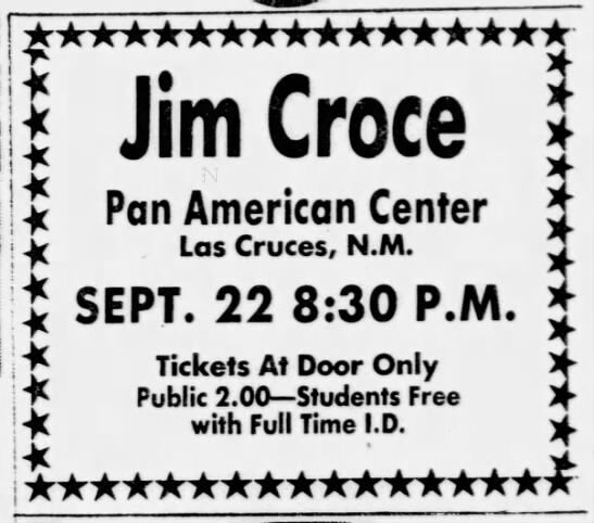 September 22 1973 New Mexico State University Pan American Center Las Cruces Nm Concerts Wiki Fandom