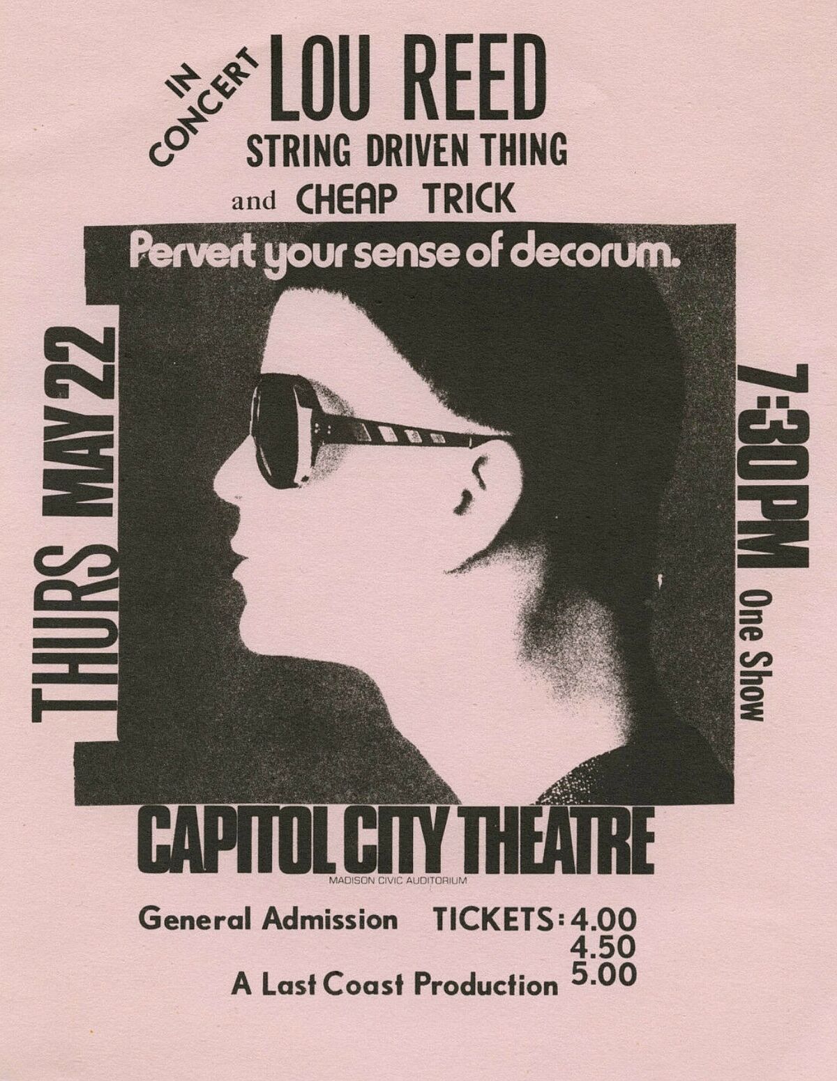 May 22, 1975 Capitol Theater, Madison, WI Concerts Wiki Fandom