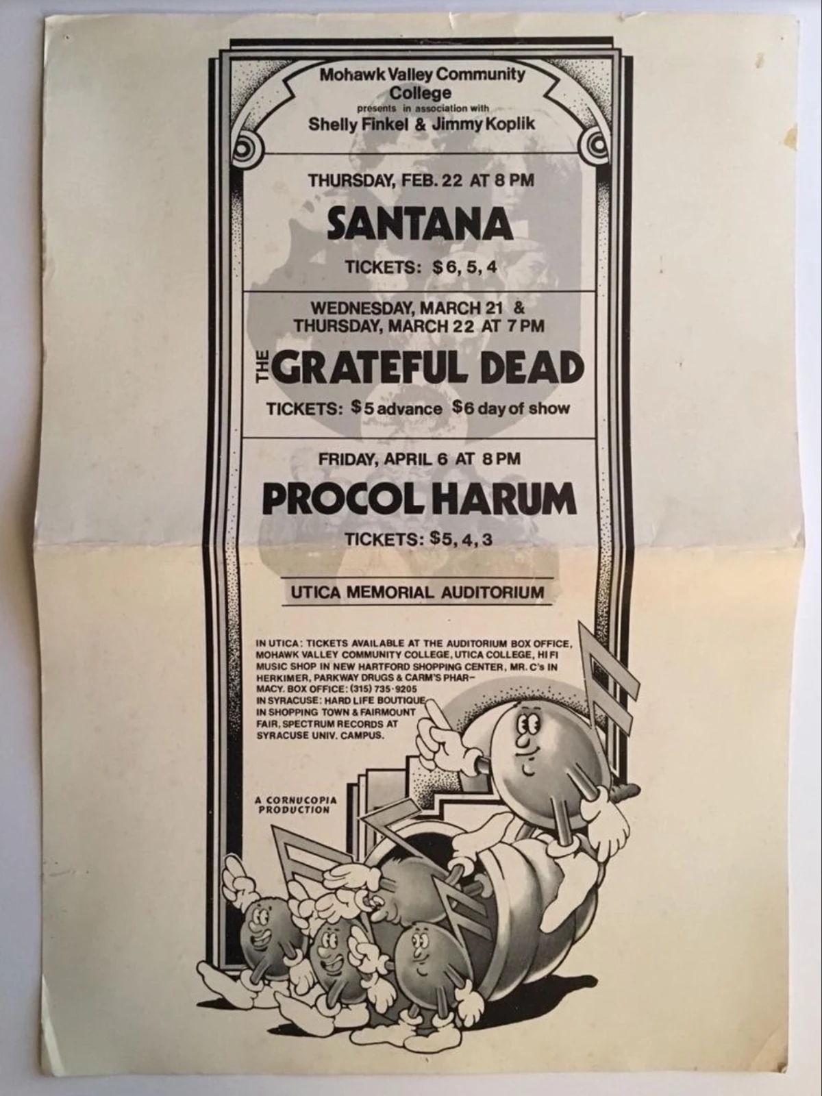 April 6, 1973 Memorial Auditorium, Utica, NY Concerts Wiki Fandom