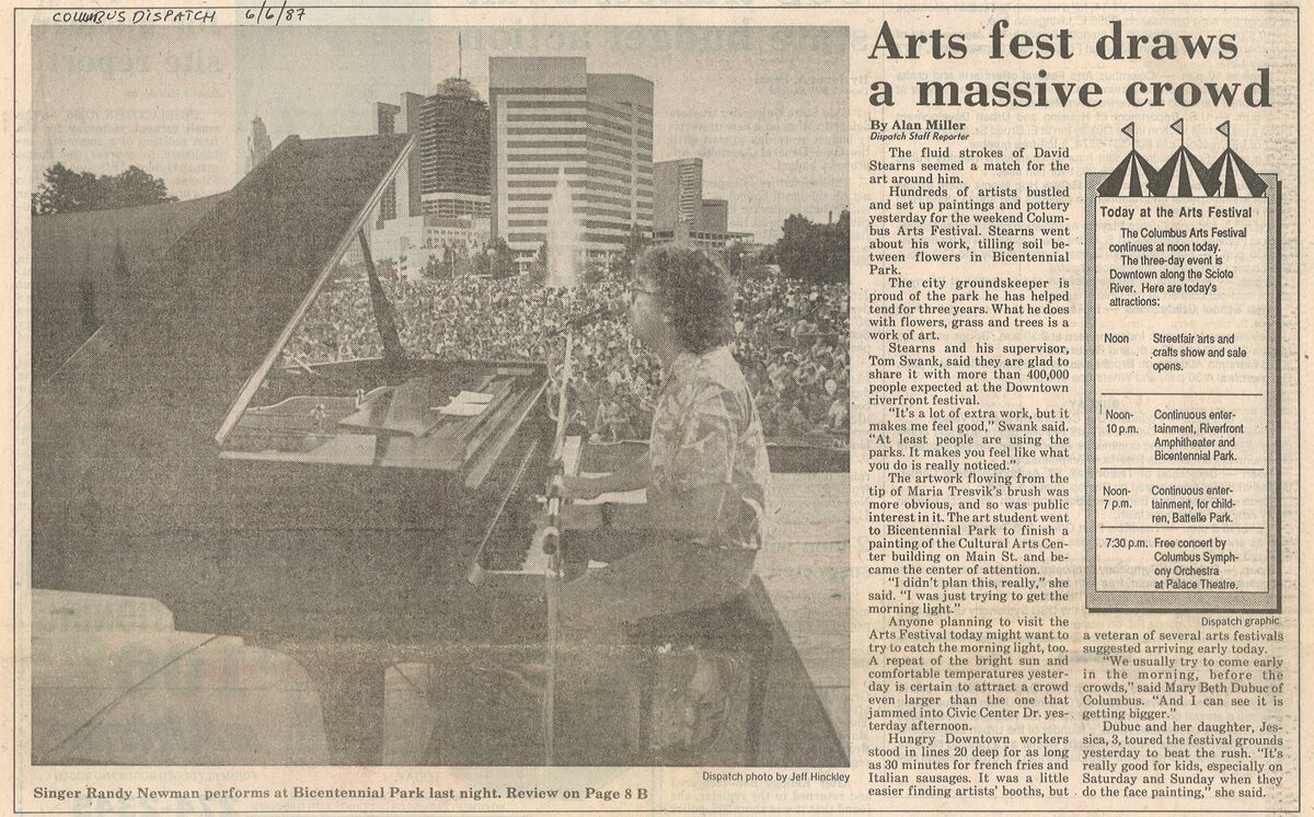 June 5, 1987 Bicentennial Park Columbus, OH Concerts Wiki Fandom
