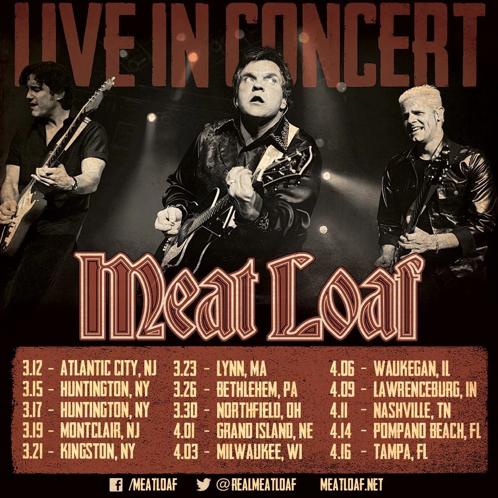 Meat Loaf US Tour 2016 Concerts Wiki Fandom