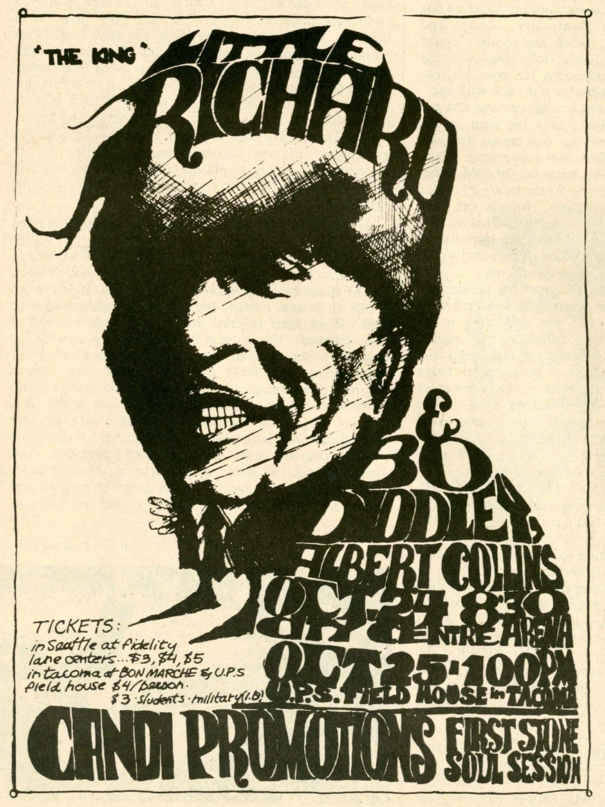 October 25, 1969 University of Puget Field House, WA Concerts