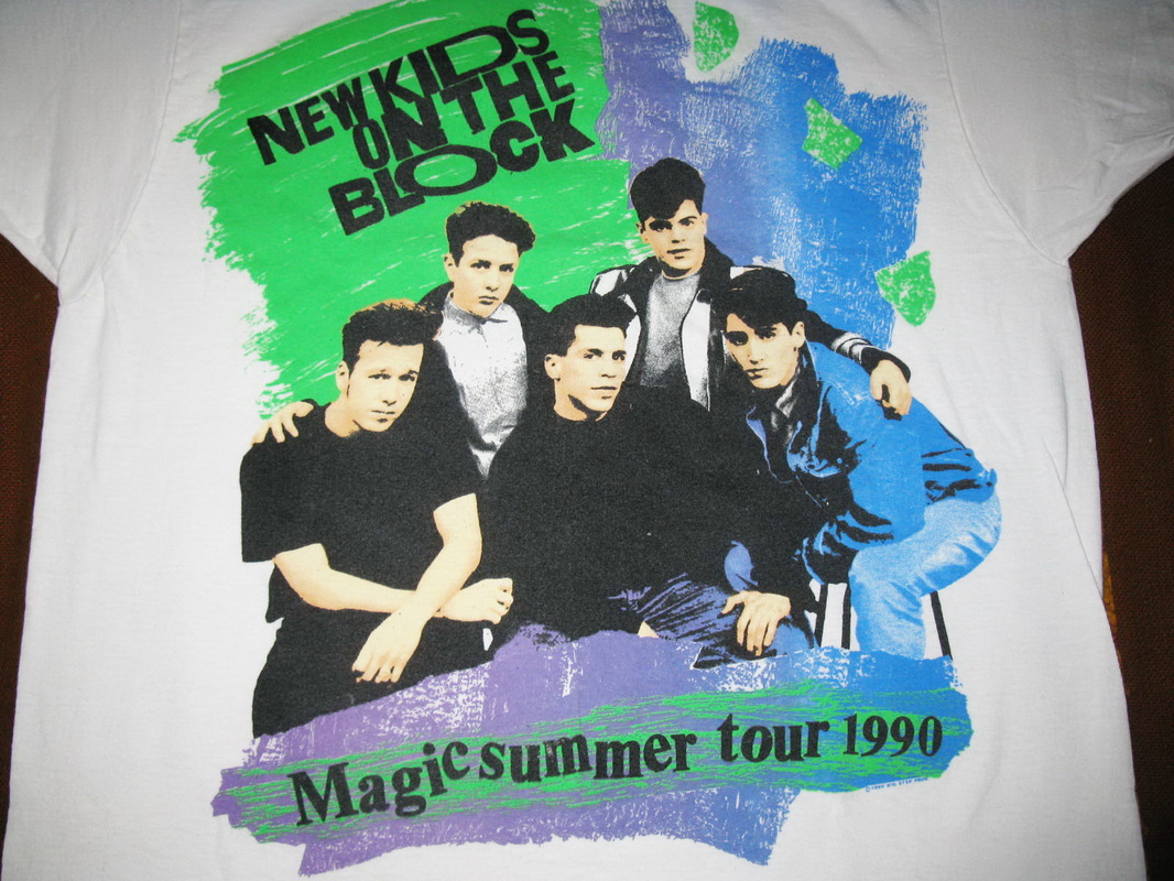 1990 New Kids on the Block Magic Summer Tour Shirt Vintage 90s Tee NKOTB Boy Band Concert Stadium Festival Music Album Screen Stars Medium