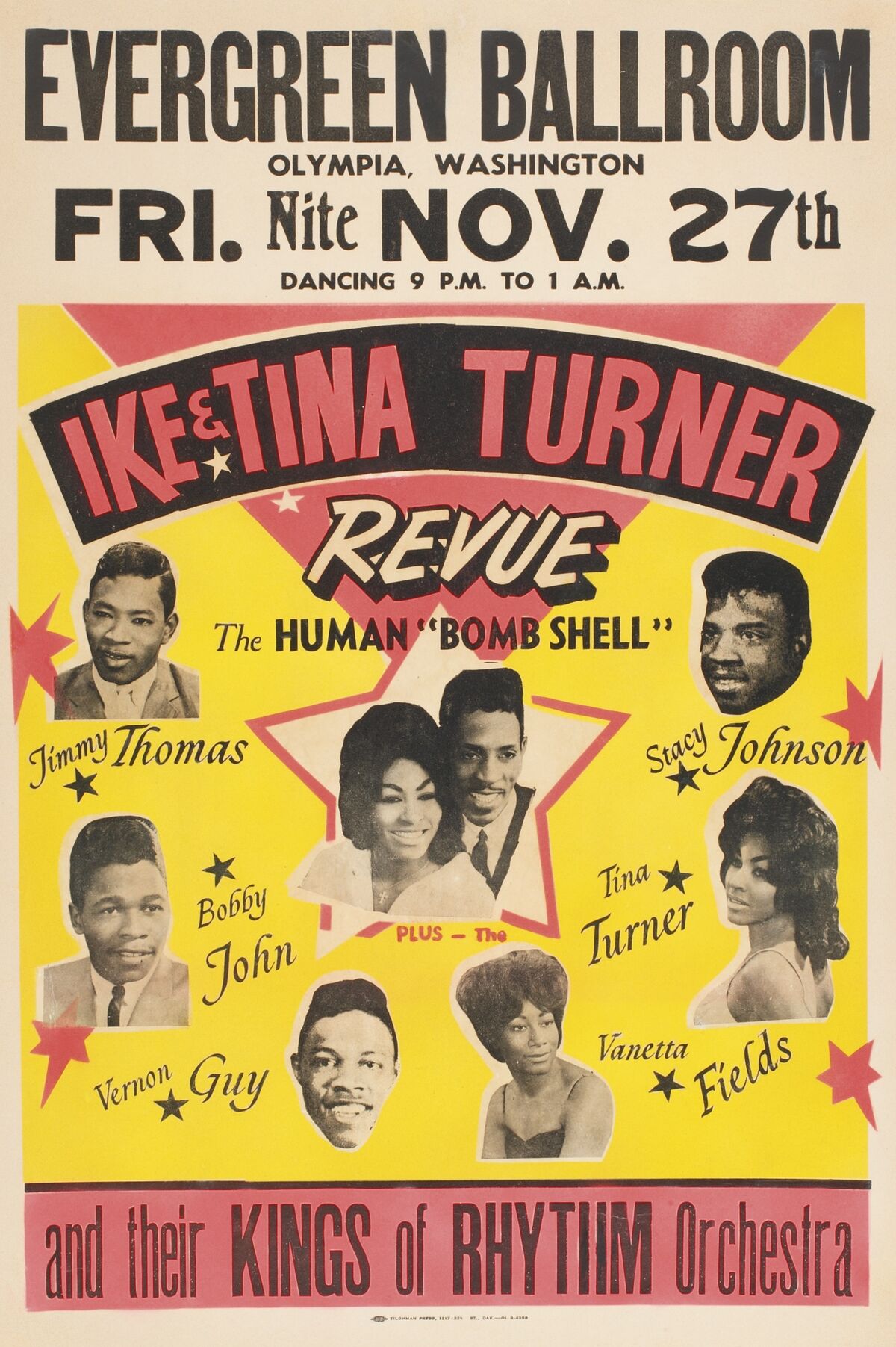 November 27, 1964 Evergreen Ballroom, Olympia, WA | Concerts Wiki | Fandom