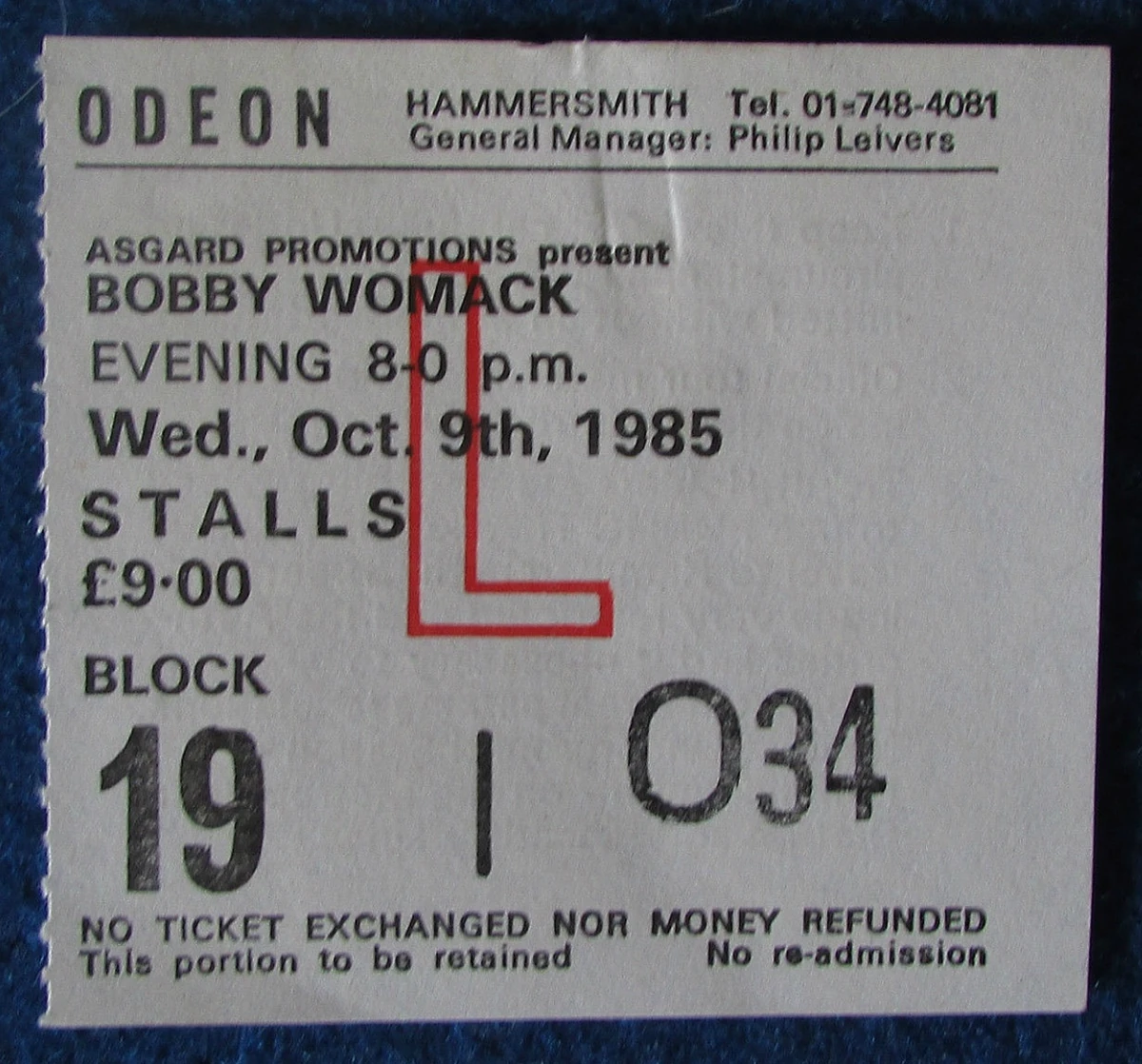 October 9, 1985 Hammersmith Odeon, London, ENG Concerts Wiki Fandom