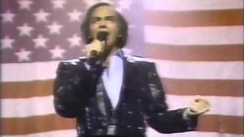 Neil Diamond sings America on Martin Luther King Birthday Celebration 1986