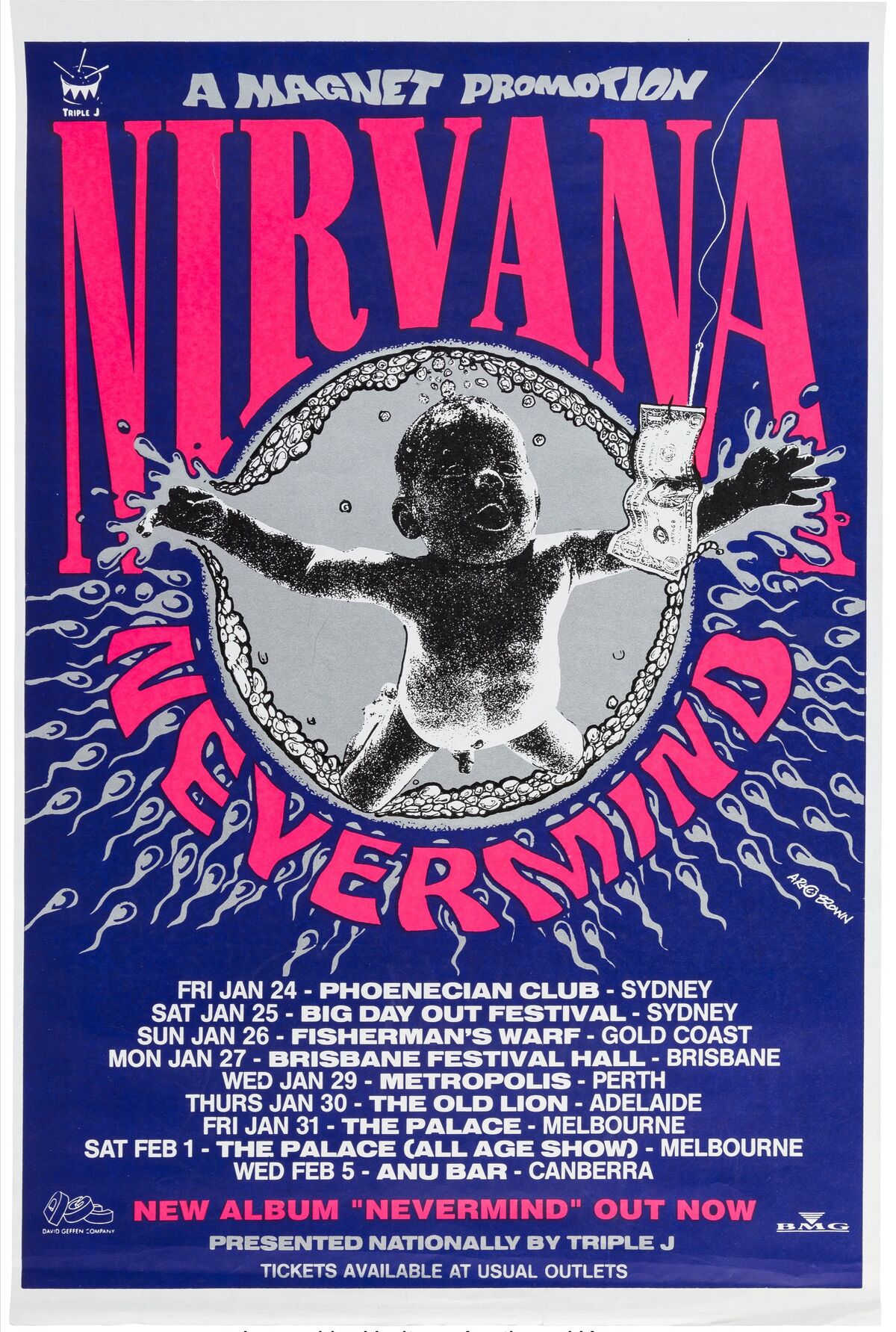 Nirvana Australian Tour 1992 Concerts Wiki Fandom