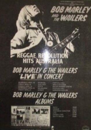 ボブ マーリー 1979 日本 Tour Program Bob Marley & The Wailers 1979/01 Babylon By Bus Japan album