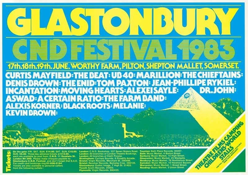 Glastonbury Festival 1983 | Concerts Wiki | Fandom