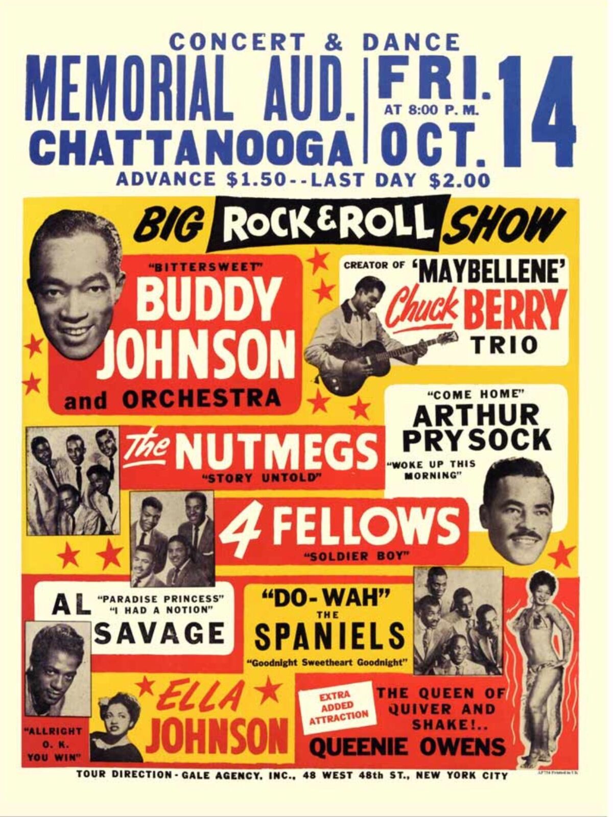 October 14, 1955 Memorial Auditorium, Chattanooga, TN Concerts Wiki