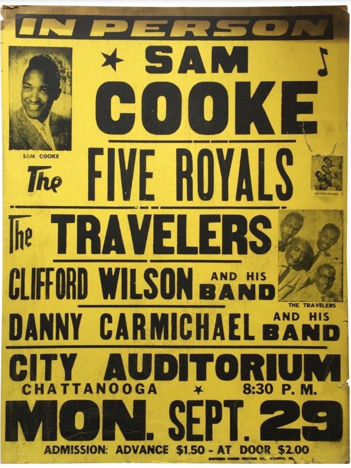 September 29, 1958 City Auditorium, Chattanooga, TN Concerts Wiki