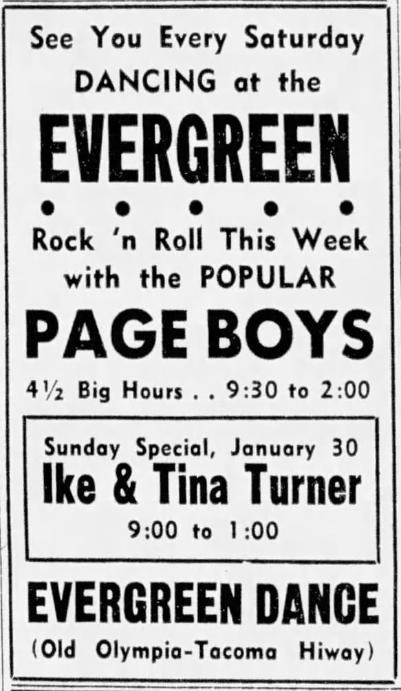 January 30, 1966 Evergreen Ballroom, Olympia, WA | Concerts Wiki | Fandom