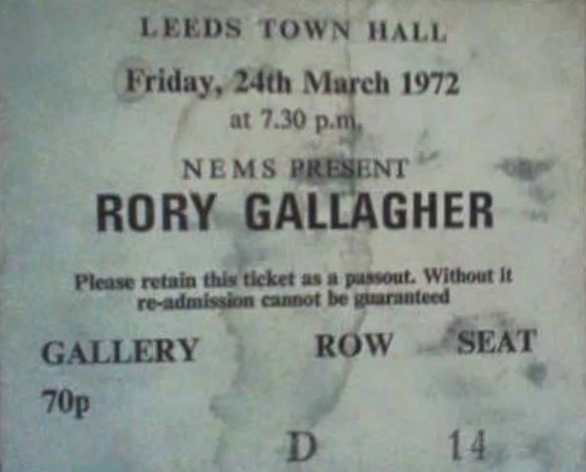 March 24, 1972 Town Hall, Leeds, ENG Concerts Wiki Fandom