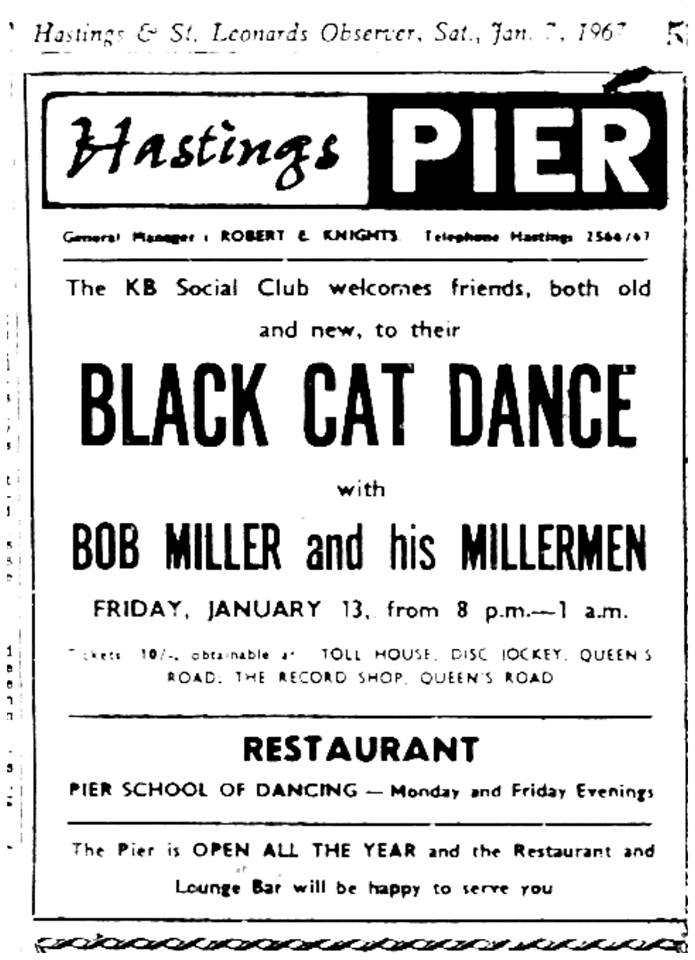 December 30, 1967 Hastings Pier Ballroom, Hastings, ENG