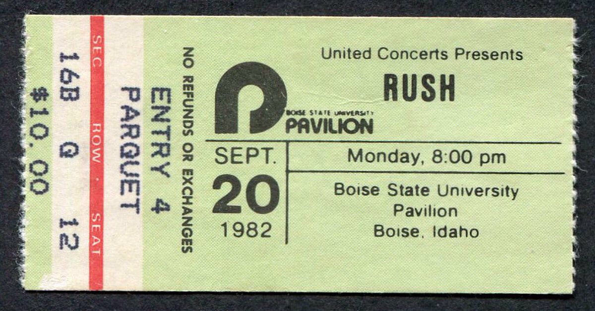 September 20, 1982 BSU Pavilion, Boise, ID Concerts Wiki Fandom