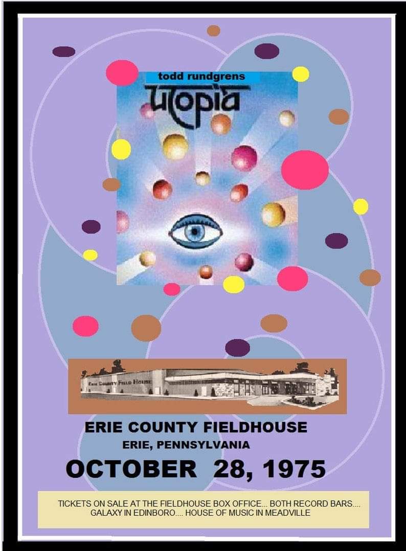 October 28, 1975 Erie County Fieldhouse, Erie, PA Concerts Wiki Fandom