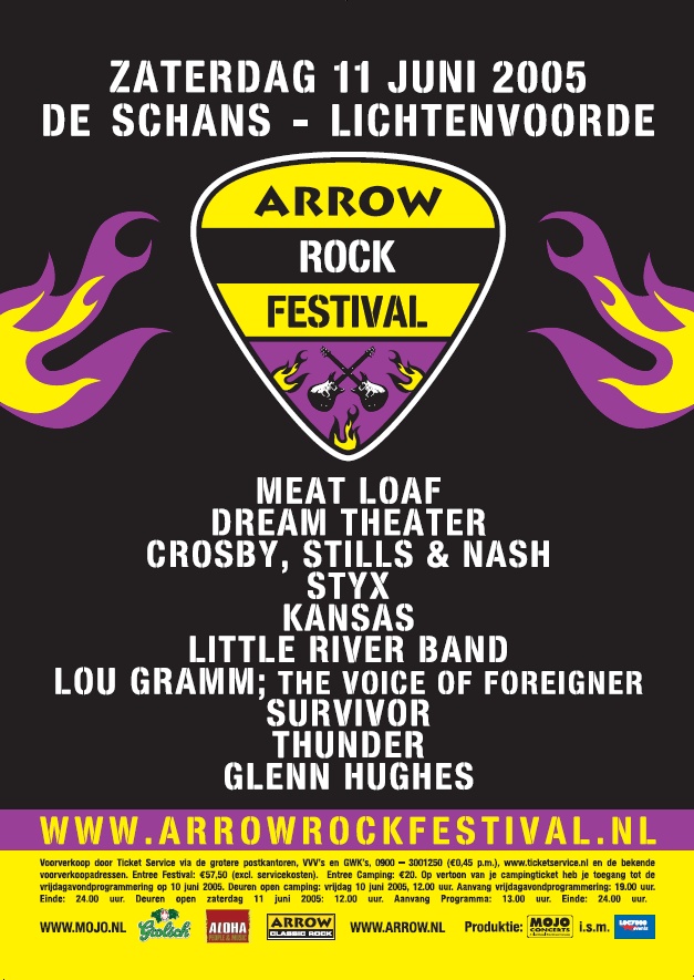 Arrow Classic Rock Festival 2005 Concerts Wiki Fandom