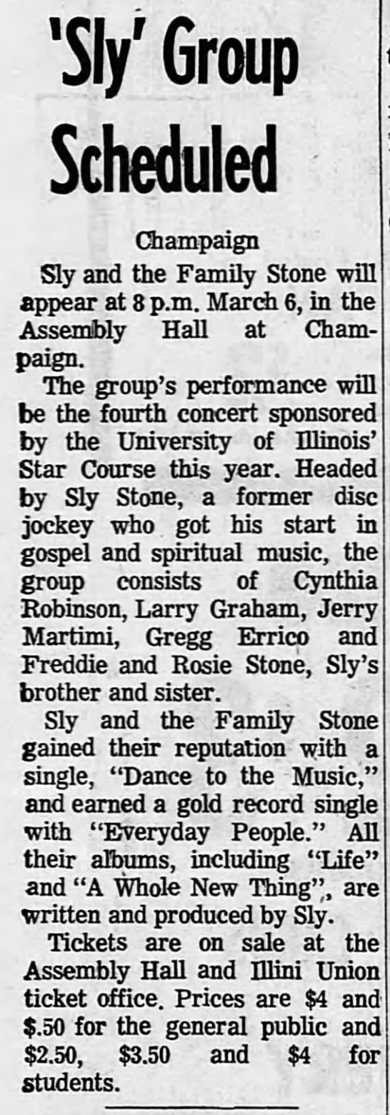 March 6, 1971 Assembly Hall, Champaign, IL Concerts Wiki Fandom