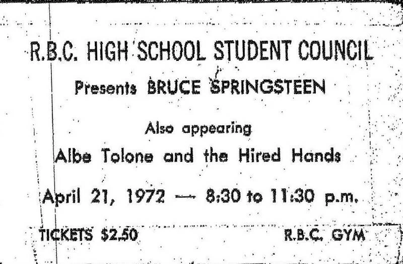 April 21, 1972 Red Bank Catholic High School Gymnasium, Red Bank, NJ